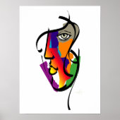 Multikulturelle Frau Poster (Vorne)