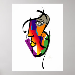 Multikulturelle Frau Poster