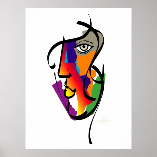 Multikulturelle Frau Poster (Vorne)