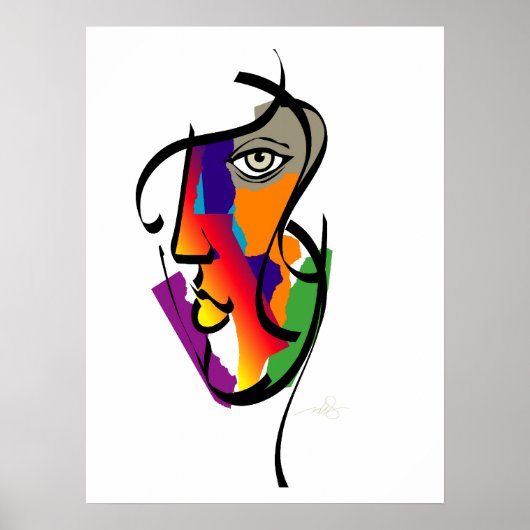 Multikulturelle Frau Poster (Vorne)