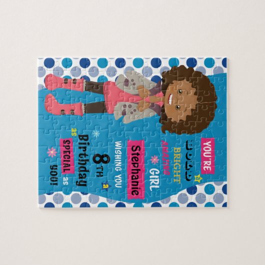 Multikulturelle Geburtstagskarte Puzzle (Horizontal)