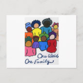 Multikulturelle Geschenke Postkarte (Vorderseite)