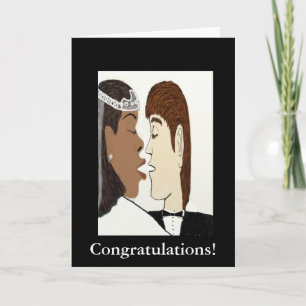 Multikulturelle Hochzeit Karte