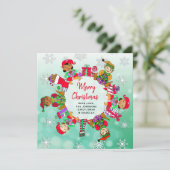 Multikulturelle kleine Niedliche Whimsikelfen Karte (Stehend Vorderseite)