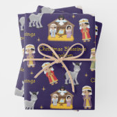 Multikulturelle Krippe Geschenkpapier Set (Beispiel)