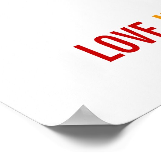 Multikulturelle Liebe von Nesting Dolls kennt kein Poster (Ecke)