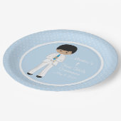 Multikulturelle Personalisierte Heilige Kommune Pappteller (Schrägansicht)