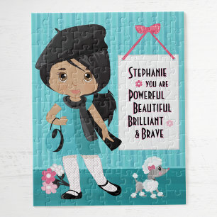 Multikulturelle Schönheit und Brave Girl Jigsaw Pu Puzzle
