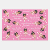 Multikulturelle Verpackungsblätter für Ballerina Geschenkpapier Set (Vorderseite 2)