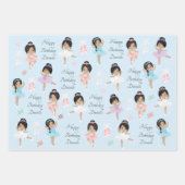 Multikulturelle Verpackungsblätter für Ballerina Geschenkpapier Set (Vorderseite 3)