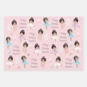 Multikulturelle Verpackungsblätter für Ballerina Geschenkpapier Set (Vorderseite 2)