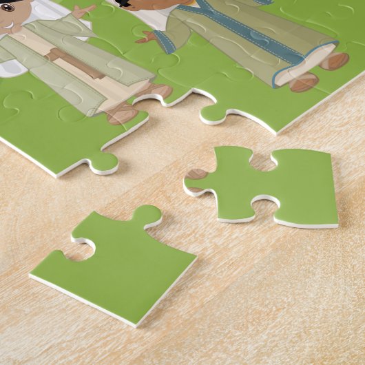 Multikultureller Er ist Ostern Puzzle (Seite)