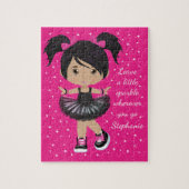 Multikulturelles Sparkle Personalisiert Puzzle (Vertikal)