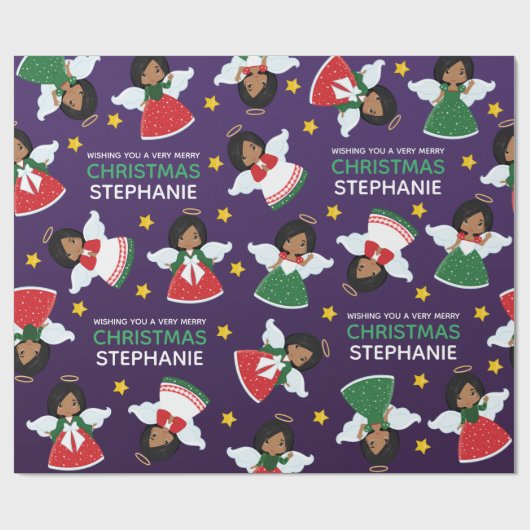 Multikulturengel Geschenkpapier (Flach)