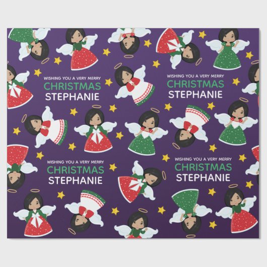 Multikulturengel Geschenkpapier (Flach)