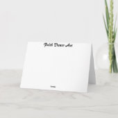 Multilingual Birthday Karte (Rückseite)