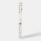 Multilingual Chocolate Typografy Word Cloud Case-Mate iPhone Hülle (Rückseite / Rechts)