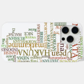 Multilingual Hakuna Matata Global Word Cloud Art Case-Mate iPhone Hülle (Rückseite (Horizontal))