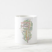 Multilingual Hakuna Matata Global Word Cloud Art Kaffeetasse (Mittel)