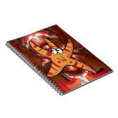 Multilingual Hakuna Matata Global Word Cloud Art Notizblock (Rechte Seite)