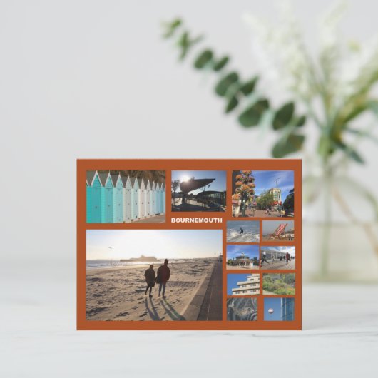 Multimage von Bournemouth Postkarte (Stehend Vorderseite)
