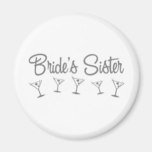MultiMartini-BridesSister-grau Magnet