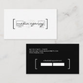 Multimedia/Ernennung Terminkarte (Vorne/Hinten)