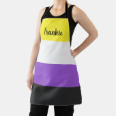 Multimedia-Schürze mit nicht binären Flag Schürze (InSitu)