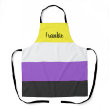 Multimedia-Schürze mit nicht binären Flag