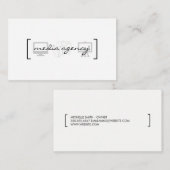 Multimedia Visitenkarte (Vorne/Hinten)