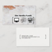 Multimedia | Ziegelmauer Visitenkarte (Vorne/Hinten)