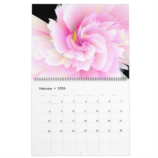 MultiMediaSusan für abstrakte und gemischte Medien Kalender (Feb 2026)