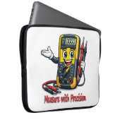 Multimeter Cartoon Measure With Precision Laptop S Laptopschutzhülle (Vorne Rechts)