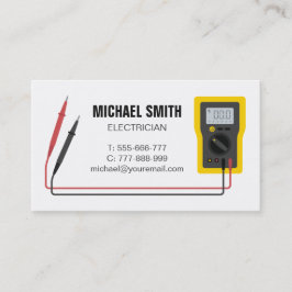 Multimeter Electrical Business Card Visitenkarte