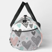 Multimuster-Herz Duffle Bag (Rechts)