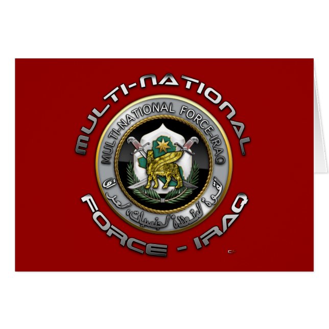 Multinationale Truppe - Irak (Vorderseite (Horizontal))
