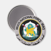 Multinationale Truppe - Irak (1) Magnet (Vorderseite/Rückseite)