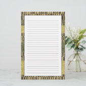 Multipatterned Platten-Malerei Briefpapier (Stehend Vorderseite)