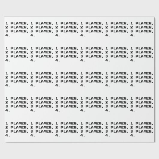 MULTIPLAYER GESCHENKPAPIER (Flach)