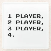 MULTIPLAYER GLASUNTERSETZER (Vorderseite)