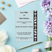 Multiplayer Mode in Black Acrylic Wedding  Acryleinladungen (In Situ (Hochzeit))