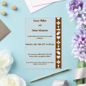 Multiplayer Mode in Chocolate Acrylic Wedding Acryleinladungen (In Situ (Hochzeit))