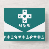 Multiplayer-Modus Aquamarin All In One Einladung (Rückseite)