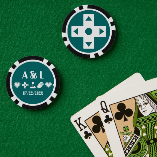 Multiplayer-Modus Aquamarin Pokerchips (Pokertisch (doppelt))