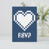 Multiplayer-Modus auf der Navy RSVP-Karte RSVP Karte (Stehend Vorderseite)