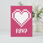 Multiplayer-Modus auf der Raspberry-RSVP-Karte RSVP Karte (Stehend Vorderseite)