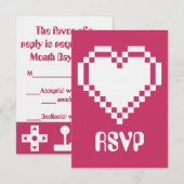 Multiplayer-Modus auf der Raspberry-RSVP-Karte RSVP Karte (Vorne/Hinten)