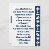 Multiplayer-Modus bei Hochzeitsfeiern in der Marin Einladung (Vorne/Hinten)