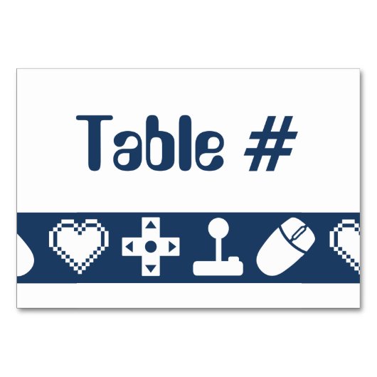 Multiplayer-Modus für die Navy Table Card Tischnummer (Vorderseite)