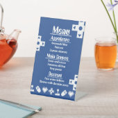 Multiplayer-Modus im Blue Pedestal-Zeichen Sockelschild (In SItu)